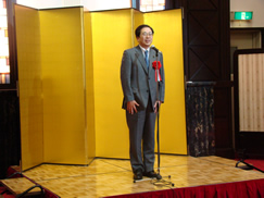 日本技術士会賀詞交歓会にて=12日 都内 日本技術士会賀詞交歓会にて=12日 都内