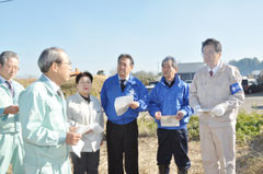 鳥インフルエンザ被害について状況を聞く 4日 島根・安来市 鳥インフルエンザ被害について状況を聞く 4日 島根・安来市