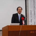 あいさつする 斉藤鉄夫