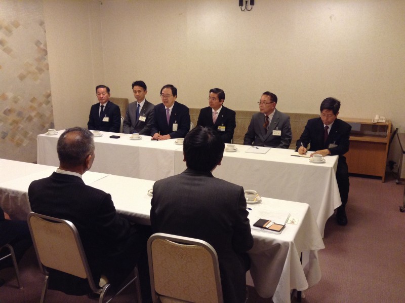 経済4団体との懇談(松江市内)